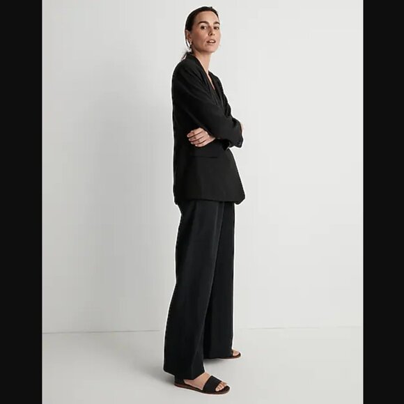 NWT Madewell The Relaxed Blazer Black Size XXS - Picture 2 of 2